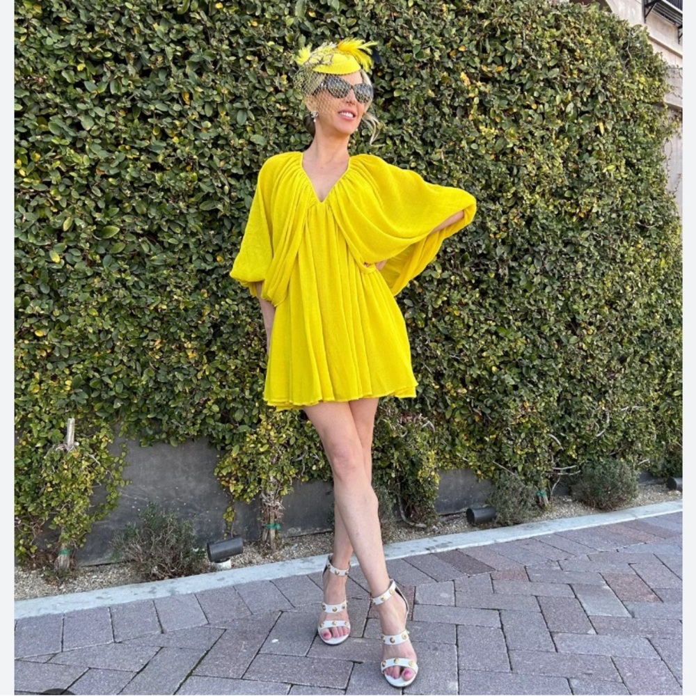 TULAROSA Nola Dress in Vibrant Yellow Size XXS from REVOLVE